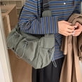 thumbnail image 4 of gcong Stylish Plaid Shoulder Bag Large Capacity Textured Crossbody Purse For Autumn Winter Daily Fashion Tote, 4 of 5