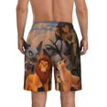 thumbnail image 4 of The Lion King Mens Swim Trunks Quick Dry Board Shorts with Mesh Lining, Hawaii Beach Shorts Swimwear Bathing Suits, 4 of 7