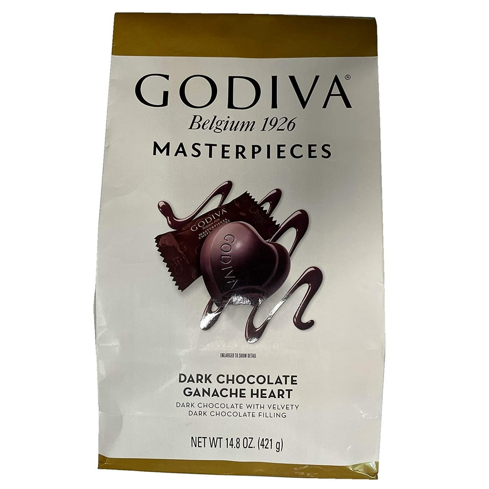 Godiva Dark Chocolate Ganache Hearts, 14.8 Ounce
