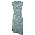 thumbnail image 2 of Women's Paisley Crew Neck Drape Sleeveless Dress Large, 2 of 4