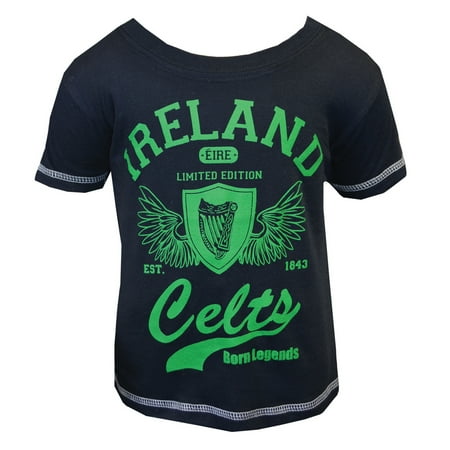 

Traditional Craft Ltd. 100% Cotton Navy Ireland Celts Wing Kids T-Shirt