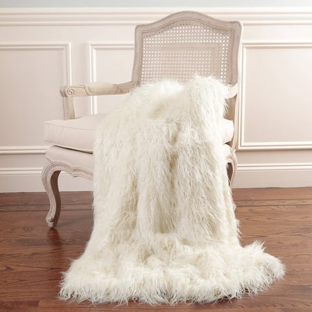 Best Home Fashion Faux Mongolian Lamb Fur Throw (Best Judo Throws For Self Defense)