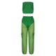 thumbnail image 5 of Chaleco de pantalones cargo de organza de malla a la moda para mujer, traje informal transparente para el hogar Pompotops  qwe24787, 5 of 9