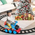 thumbnail image 2 of Ride on Train Costzon eléctrico de 6 V con rieles para niños, color azul marino, 2 of 9
