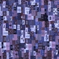 thumbnail image 1 of Ahgly Company Indoor Square Abstract Blue Contemporary Area Rugs, 7' Square, 1 of 4