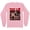 Pink, variant on Horror Halloween Thug Life Long Sleeve Shirt Unisex Large White