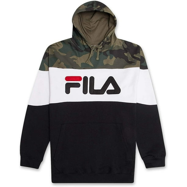 FILA - Fila Mens Big and Tall Fleece Pullover Hoodie Sweatshirt Fig ...