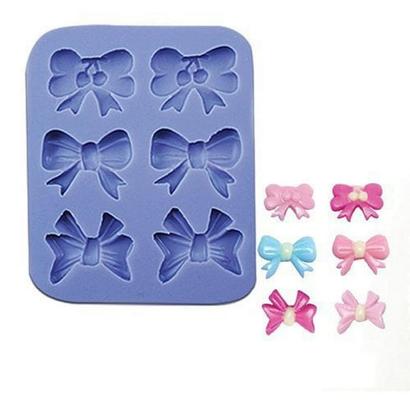 O'Creme Silicone Fondant Mold, 6 Bows