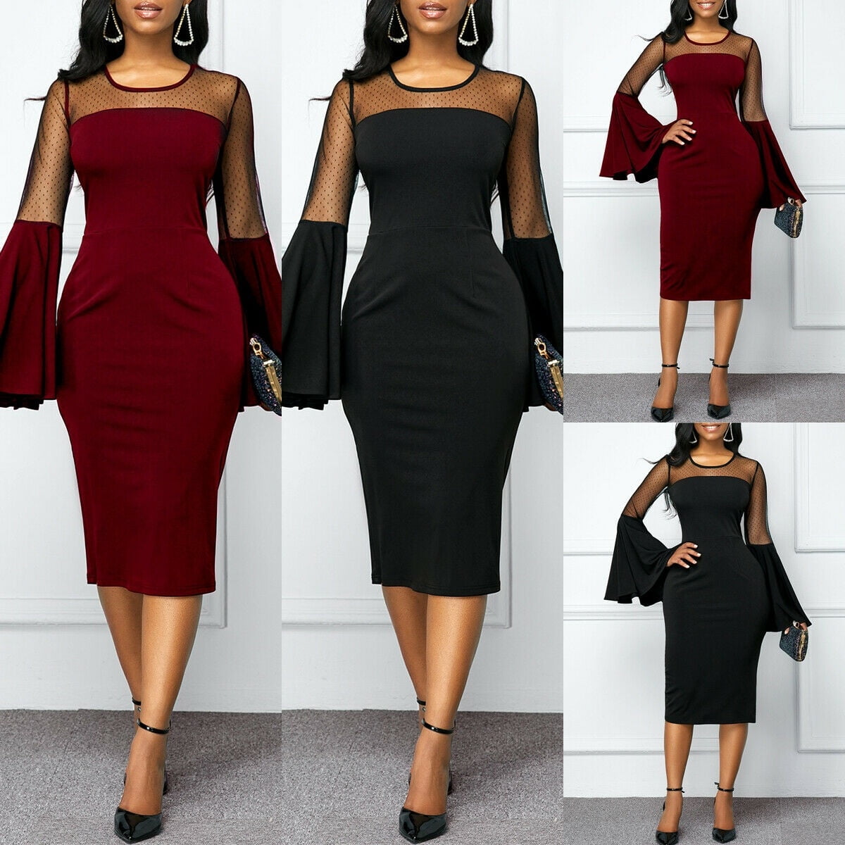 bodycon midi dress cocktail and party