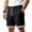 (Fashion 22)Black, variant on Aimik Mens Athletic Shorts Elastic Waist Stripe Hem Mens Casual Shorts Summer Breathable Fabric Sport Shorts for Gym or Running