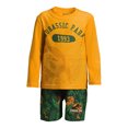 thumbnail image 3 of Jurassic Park Toddler Boy Long-Sleeve Rashguard Swim Set, 2-pcs, Sizes 12M-5T, Jurassic Park, 3 of 4