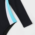 thumbnail image 3 of Swimwears Rash Guards 2 | Women's Long Sleeve Zipper Patchwork Sunscreen Swimsuit Surf Suit Wetsuit, 3 of 7