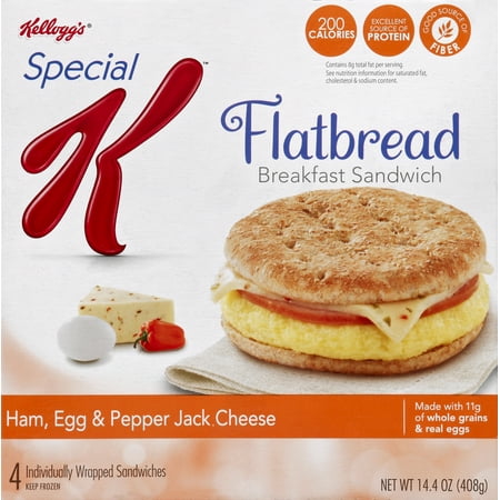Kelloggs Special K Breakfast Sandwiches, 4 ea
