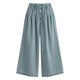 thumbnail image 5 of Pincandy Women's Wide Leg Denim Pants - Tie Waist with Back Pockets, Casual Fit for Daily Wear, 5 of 5