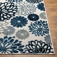 thumbnail image 5 of Mark&Day Outdoor Rugs, 6x9 Ekron Cottage Indoor/Outdoor Dark Blue Area Rug, Non Shedding Blue Beige Carpet for Patio, Porch, Deck, Bedroom, Living Room or Kitchen (6'5" x 9'), 5 of 6