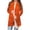 06 # Orange, variant on SOOMLON Plus Size Halloween Costumes for Women Fall Casual Tops Halloween Letter Print Tops Flower Print Top Long Sleeve T-Shirt Autumn Cardigan Print Top Halloween Shirt