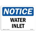 thumbnail image 1 of SignMission OS-NS-A-1824-L-18973 18 x 24 in. OSHA Notice Sign - Water Inlet, 1 of 1