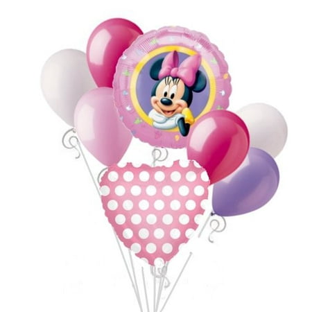 Minnie Mouse Balloon Bouquet Set Birthday Baby Shower Party