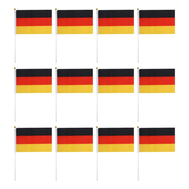 50 banderas pequeñas de Alemania para sujetar con el palo, banderas internacionales de países del mundo, decoración para fiestas.