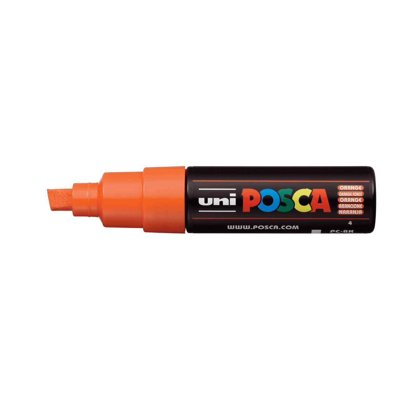 POSCA Acrylic Paint Marker, Broad Chisel, Orange