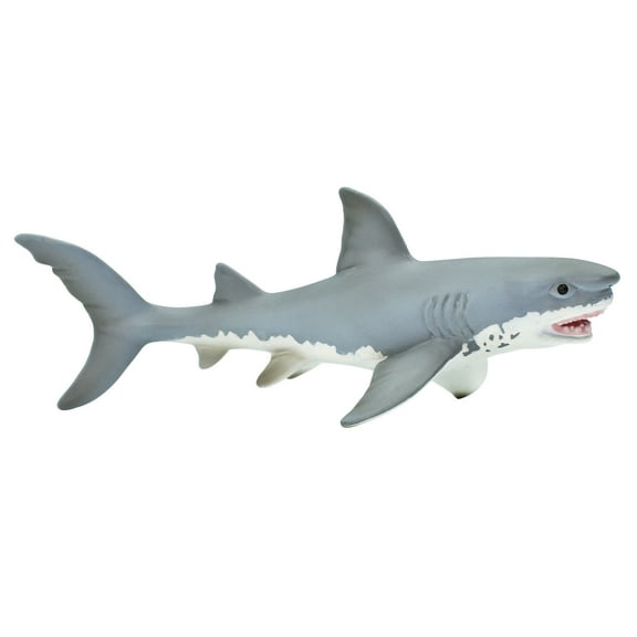 Safari Ltd. Great White Shark Figurine - Realistic 7" Marine Figure - Educational Toy for Boys, Girls, and Kids Ages 3 