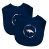 Baby Fanatic Officially Licensed Unisex Baby Bibs 2 Pack - NFL Denver Broncos