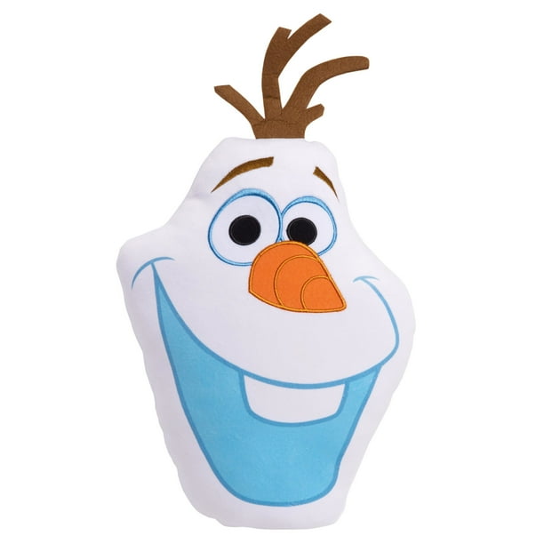 just play disney frozen 2 character head 16 5 inch plush olaf soft pillow buddy toy for kids kids toys for ages 2 up walmart com