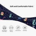 thumbnail image 4 of Yiaed Space Dinosaur Print Sports Headbands,Moisture Wicking Workout Headband, Sweatband Headbands for Running,Cycling for Women and Men, 4 of 8