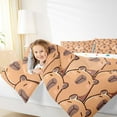 thumbnail image 4 of Manfei Kawaii Capybara Bedding Comforter Set,Capybara Lovers Twin Comforter Sets,Cartoon Animals Lovers Bedding Set For Boys Girls,,Microfiber Bedroom Decor Reversible,2-Piece, 4 of 9