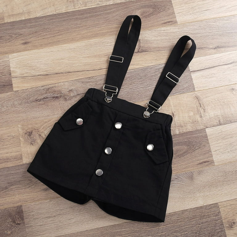 Casual Outfit Black Denim Skirt Outfit 2t 2PCS Toddler Baby Girls