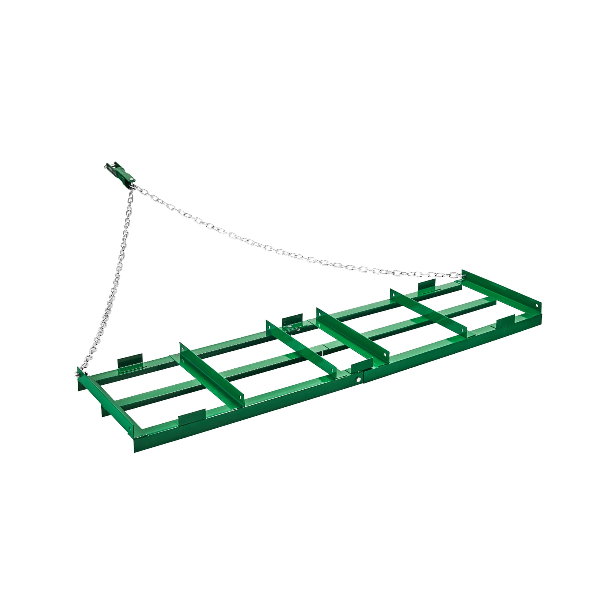 VEVOR Drag Harrow, 6 ft Heavy Duty Tow Behind Drag Harrow with Adjustable Bars & 72 in Chain, Driveway Grader Landscape Rake for ATV, UTV, Tractor, Mower Tow Behind Yard Lawn Leveling Tool