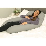 Leachco Slumber Wonder Contoured Total Body Pregnancy Pillow - Gray