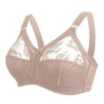thumbnail image 6 of Full Coverage Wireless Lace Bras - Women Breathable Mesh Push up Soft Cup Bras (Women’s Plus), 6 of 7