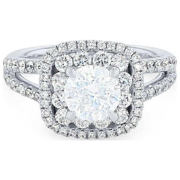 Diamond-Capitals Natural 2.50 Carat Round Cut Diamond (F-G/VS1) Solitiare Anniversary Ring For Ladies Solid 950 Platinum Size 7