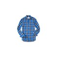 thumbnail image 1 of Aeropostale - Camisa con botones a cuadros para hombre, azul, grande Aeropostale  Botones al frente, 1 of 1