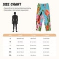 thumbnail image 3 of Balery Tropical Jungle Flamingo Pantalones de pijama para mujer, pijamas ultraligeros, pantalones de estar por casa-Large, 3 of 6