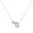 Silver G, variant on Couple Necklace Letter Shape Unisex Alloy Stainless Men Pendant for Gift