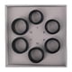 thumbnail image 4 of 6 X medidor de anillos, herramienta de tamaño de anillo, dispositivo portátil de medición del tamaño de los dedos para tiendas, mujeres y hombres, par, 4 of 9