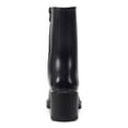 thumbnail image 2 of INC Womens Black Cushioned Everett Square Toe Block Heel Zip-Up Rain Boots 6 M, 2 of 4