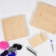 thumbnail image 5 of Tablero de bloqueo de Tablero de bloqueo para Granny Squares con alfileres Tablero de agujeros de madera Tablero perforado para bloquear, 5 of 8