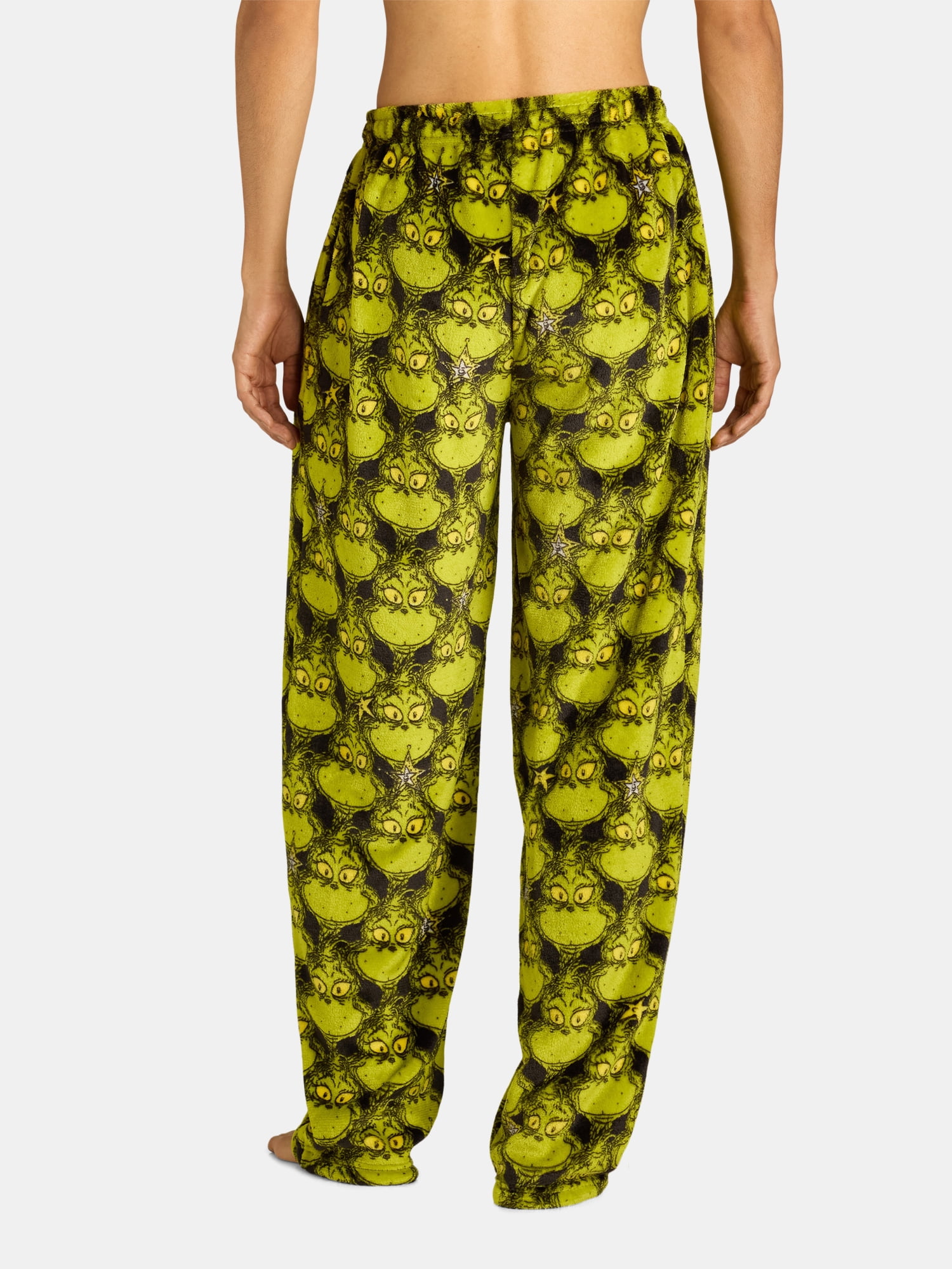 Dr. Seuss Men's Grinch Superminky Sleep Pants, Sizes S-XL