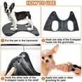 thumbnail image 4 of YouLoveIt Pet Dog Hammock Towel Drying Towel pet Grooming Hammock Restraint Bag, Pet Bath Towel Drying Towel for Bathing Washing Grooming and Trimming Nail, 4 of 6