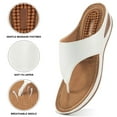 thumbnail image 2 of Ablanczoom Sandals Womens Flip Flops Non-Slip Comfortable Massage Insole Wedge Shoes, 2 of 6