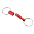 thumbnail image 3 of 2 Pack Porte-Clés Double à Tirer Robustes, Porte-Clés Détachables, Ensemble de 2 Pcs, Rouge, Tel Que Décrit, 3 of 4