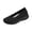 Black, variant on Women's Flats Slip On Go Walk Shoes for Women Comfortable Walking Sneakers Knit Low Wedge Dressy Ballet Shoes