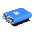 thumbnail image 3 of Clip en LED sombrero luz linterna USB ligero antorcha cuerpo sensor tapa lámpara cabeza Azul, 3 of 8