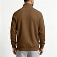 thumbnail image 4 of Horkkom Zip Up Jacket Solid Color Mock Neck Winter Outfits Sweatshirt Casual Stylish Sweatshirt M, 4 of 6