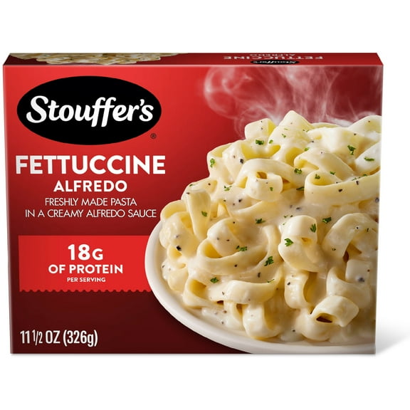Stouffer’s Fettuccine Alfredo, Single Serve, Frozen Pasta, Single Frozen Meals 11.5 oz