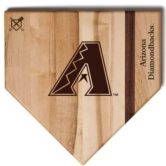 Baseball BBQ Arizona Diamondbacks 12'' x 12'' Home Plate Cutting Board