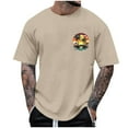 thumbnail image 2 of Cmfcve Graphic T-Shirt for Men Short Sleeve Round Neck Sports T-shirt Versatile Breathable Outdoor Shirt, 2 of 5